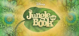 pictures is an image of the green leaf with a yellow background and the wording, Jungle Book.